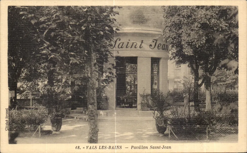 Vals-les-Bains — Pavilhão São João — Cliché Brunel - Frente