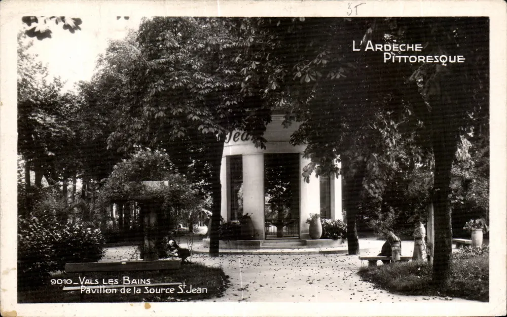Valls-les-Bains — Pavillon der Quelle Saint-Jean — L'Ardeche Pittoresque - Vorderseite