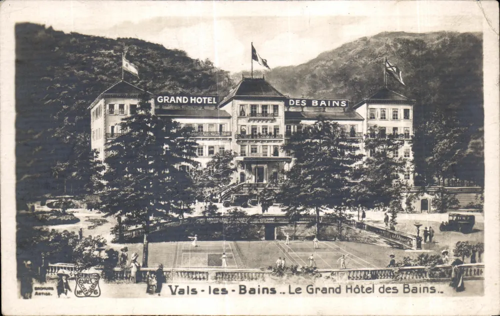 Vals-les-Bains — Das Grand Hotel des Bains — Verlag A. Bonnemaison - Vorderseite