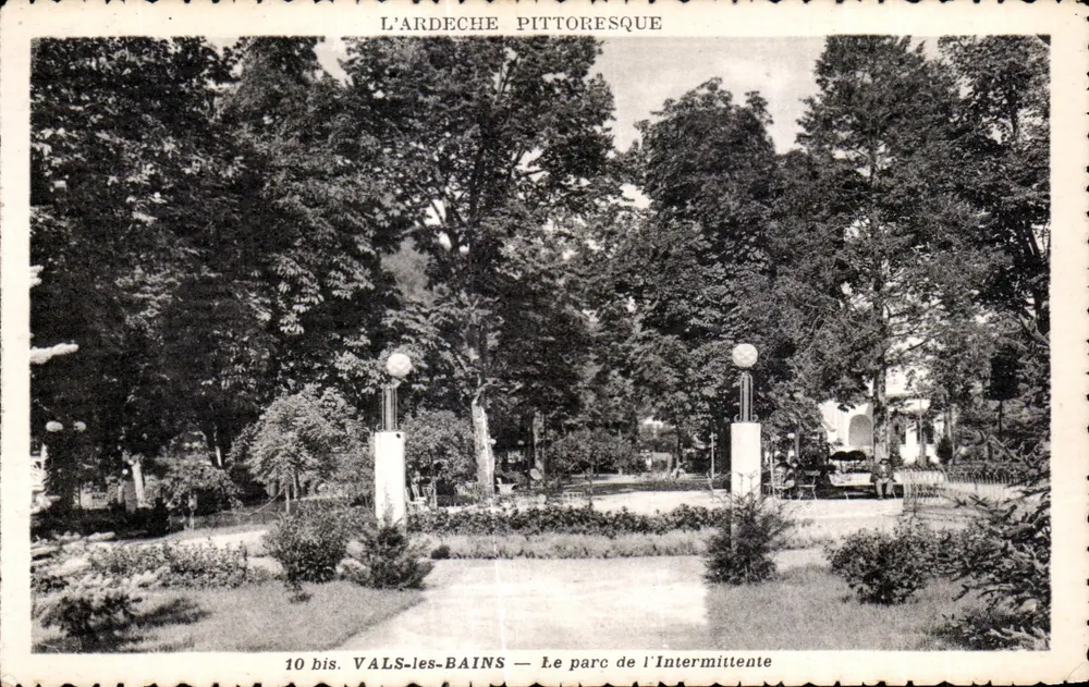 Vals-les-Bains — Der Park der Intermittent — Das pittoreske Ardèche - Vorderseite