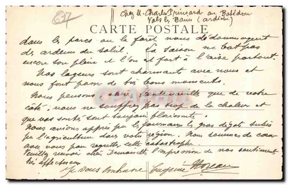 Vals-les-Bains — Allgemeine Ansicht — L'Ardèche pittoresque - Rückseite