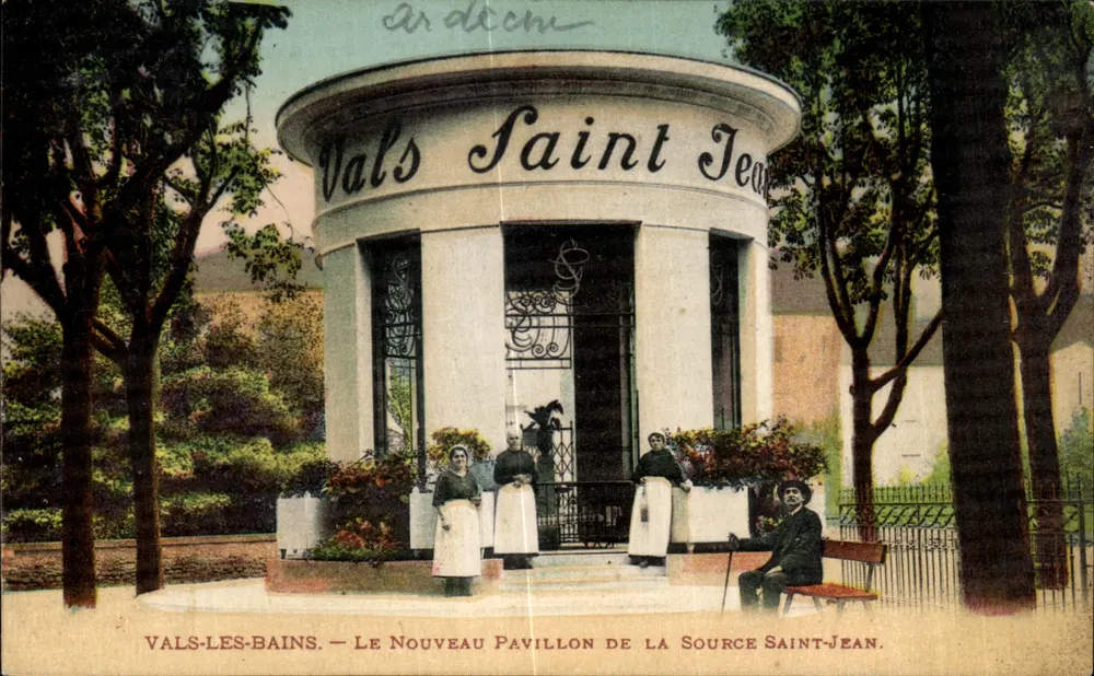 Vals-les-Bains — Das Neue Pavillon der Quelle Saint-Jean — Verlag Ardecom - Vorderseite