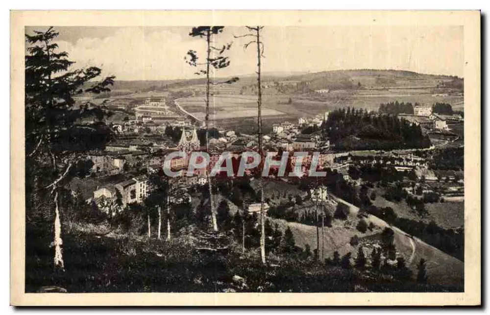 La Louvesc (Ardèche) — Allgemeiner Blick, Südseite — Phot. Combile Macon - Vorderseite