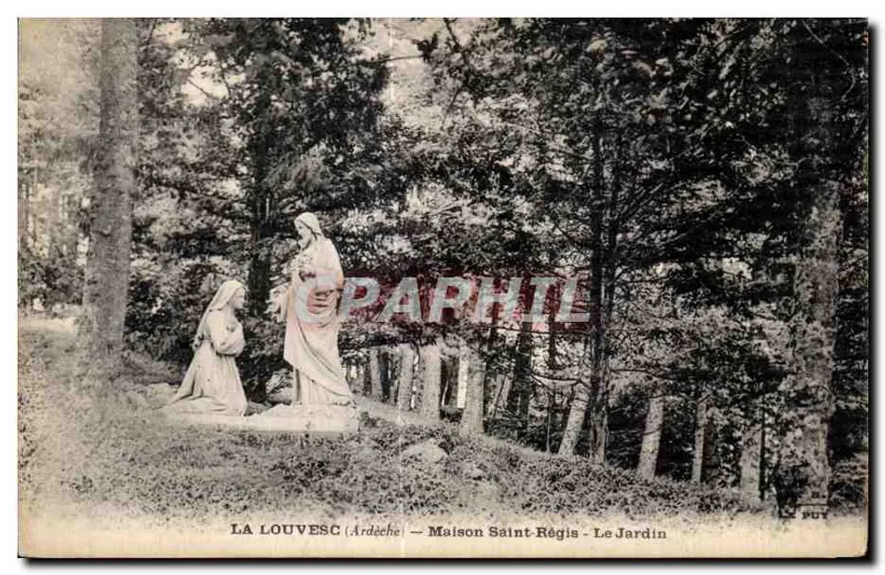 La Louvesc (Ardeche) — Haus Saint-Régis - Der Garten - Vorderseite