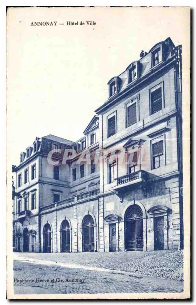 Annonay — Stadhuis — Papeterie Hervé et Cie, Annonay - Voorkant