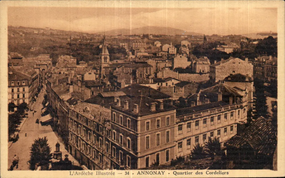 Annonay - Viertel der Cordeliers — L'Ardèche Illustrée — n°34 - Vorderseite