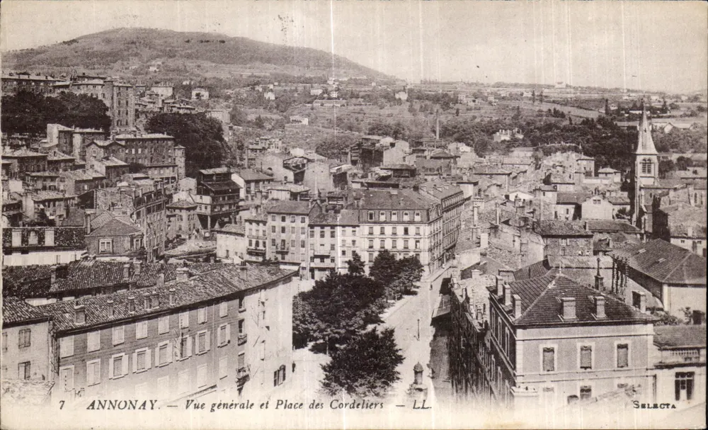 Annonay — Allgemeiner Blick und Place des Cordeliers — Selecta - Vorderseite