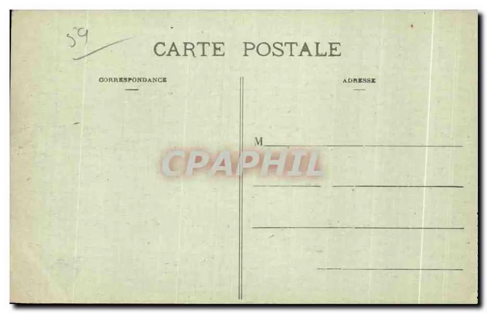 Armentières - Die Ruinen des Rathauses - Verlag Hautmoël - Rückseite