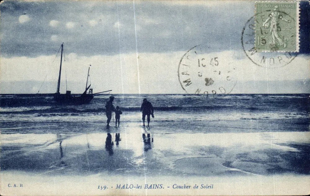 MALO-les BAINS — Pôr do Sol — C.A.R. n°159 - Frente