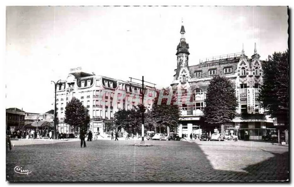 Valenciennes (Nord) — Platz der Station — Photographie Cim - Vorderseite