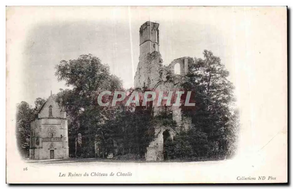 As Ruínas do Castelo de Châalis — Coleção ND Phot — n°16 - Frente