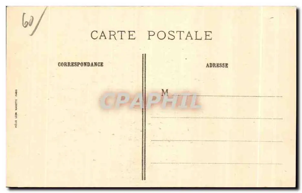 Abadia de Chaalis — A fachada — J.-E. Bulloz, Editor - Verso