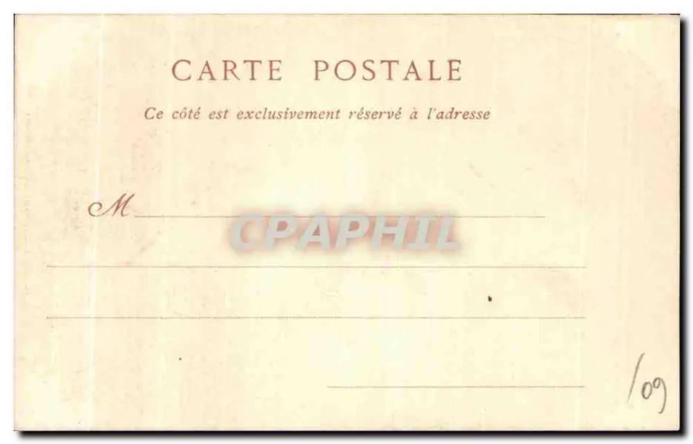 Senlis — Ruinen des Schlosses Thiers — Papierkarte OTTEL, 6, Place de l'Hôtel-de-Ville - Rückseite