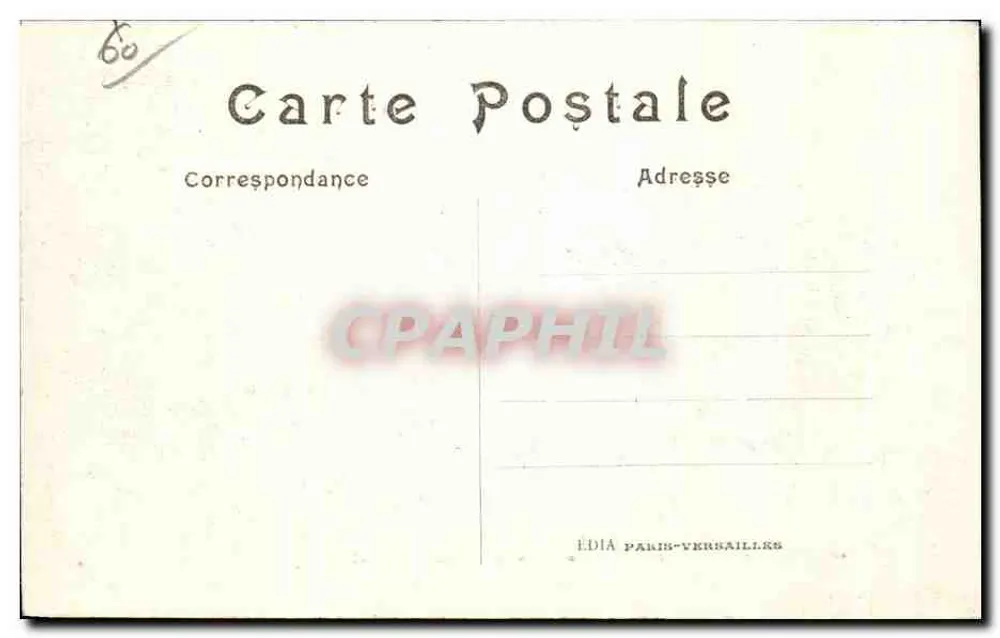 Sentlis — Haus durch die Deutschen zerstört — Édia Paris-Versailles - Rückseite