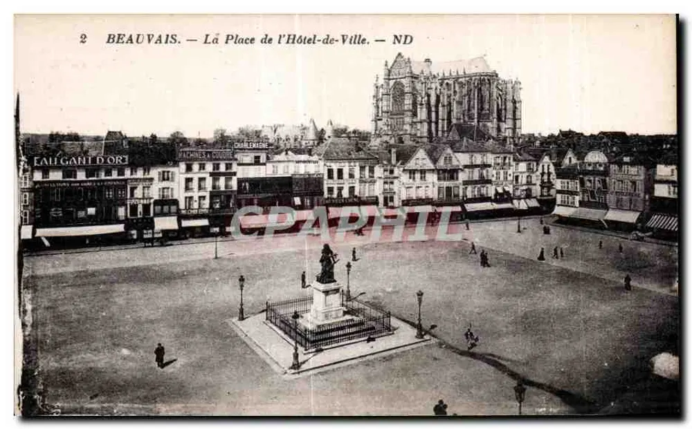 Beauvais — Place de l'Hôtel-de-Ville — ND - Vorderseite