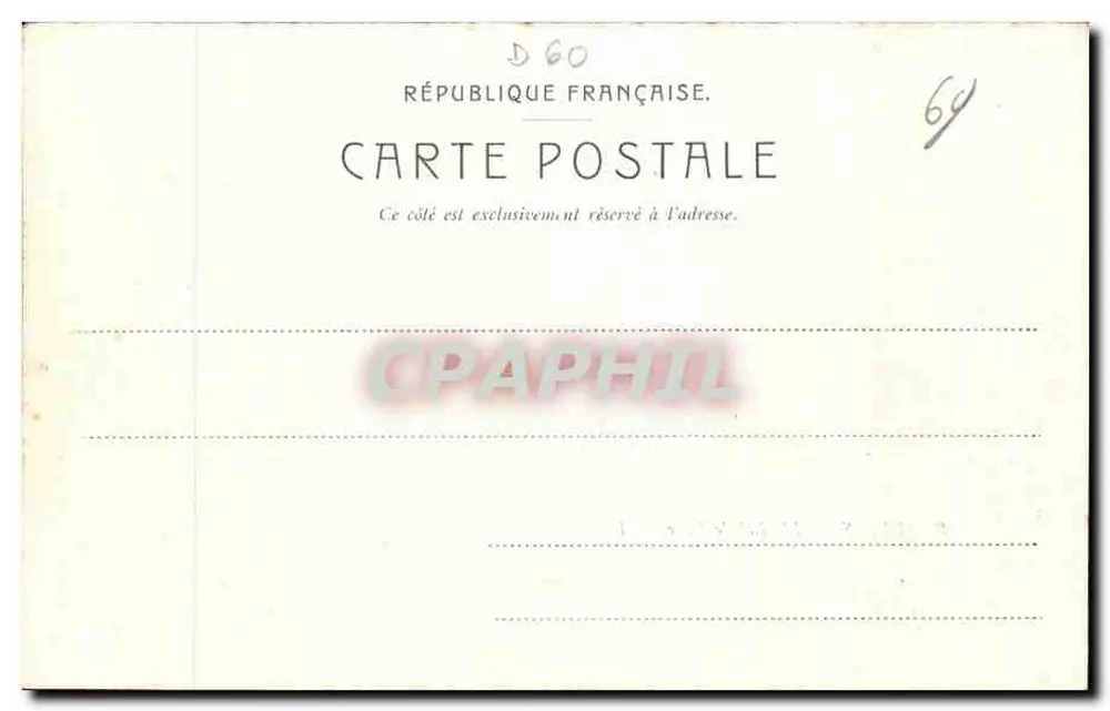 Beauvais — El Ayuntamiento — LL. - Reverso