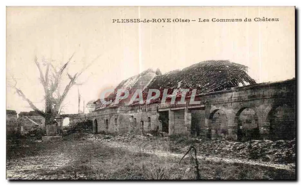 Plessis-de-Roye (Oise) — Os Comuns do Castelo — Théotytype Dessalix, Paris - Frente