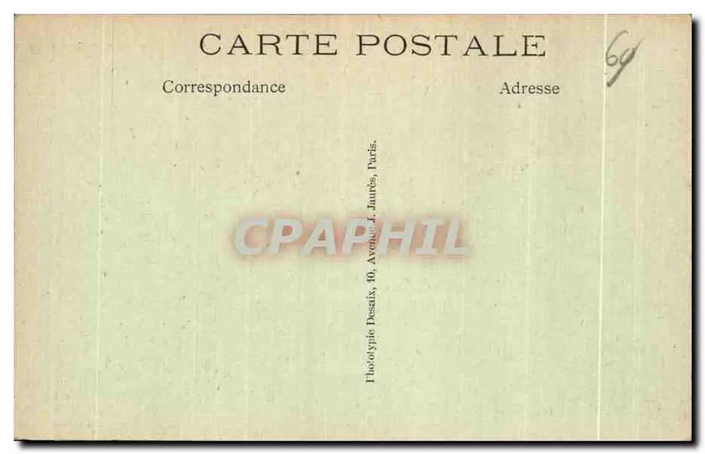 Plessis-de-Roye (Oise) — Os Comuns do Castelo — Théotytype Dessalix, Paris - Verso