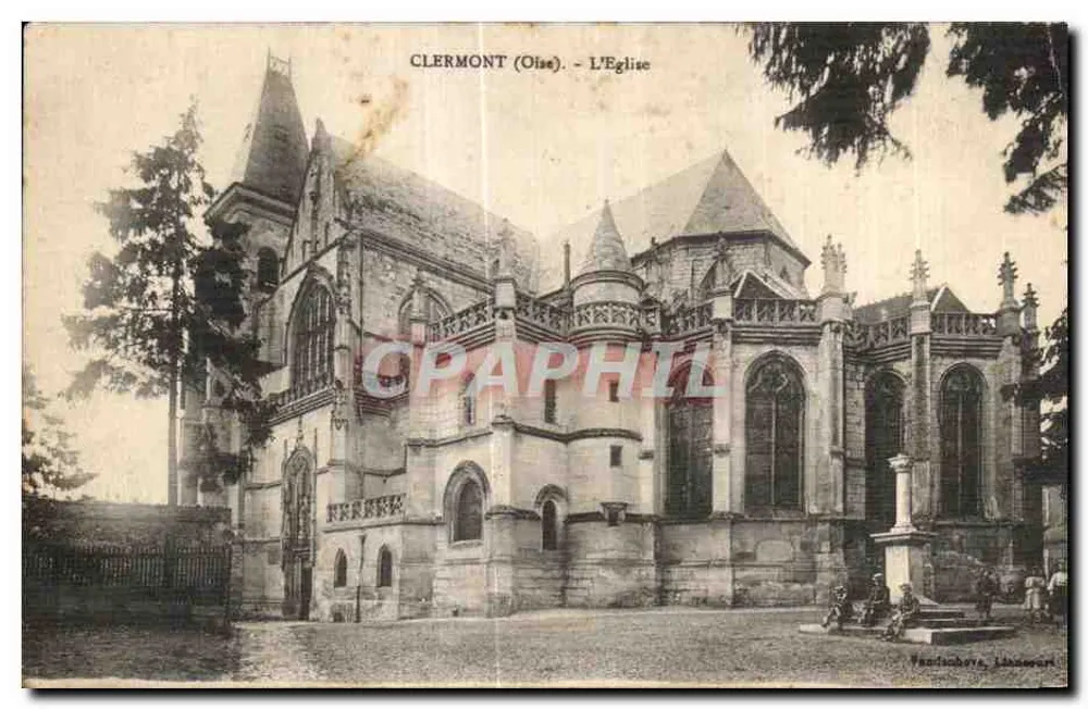 Clermont (Oise) — A Igreja — Vandenhove, J. (editor) - Frente