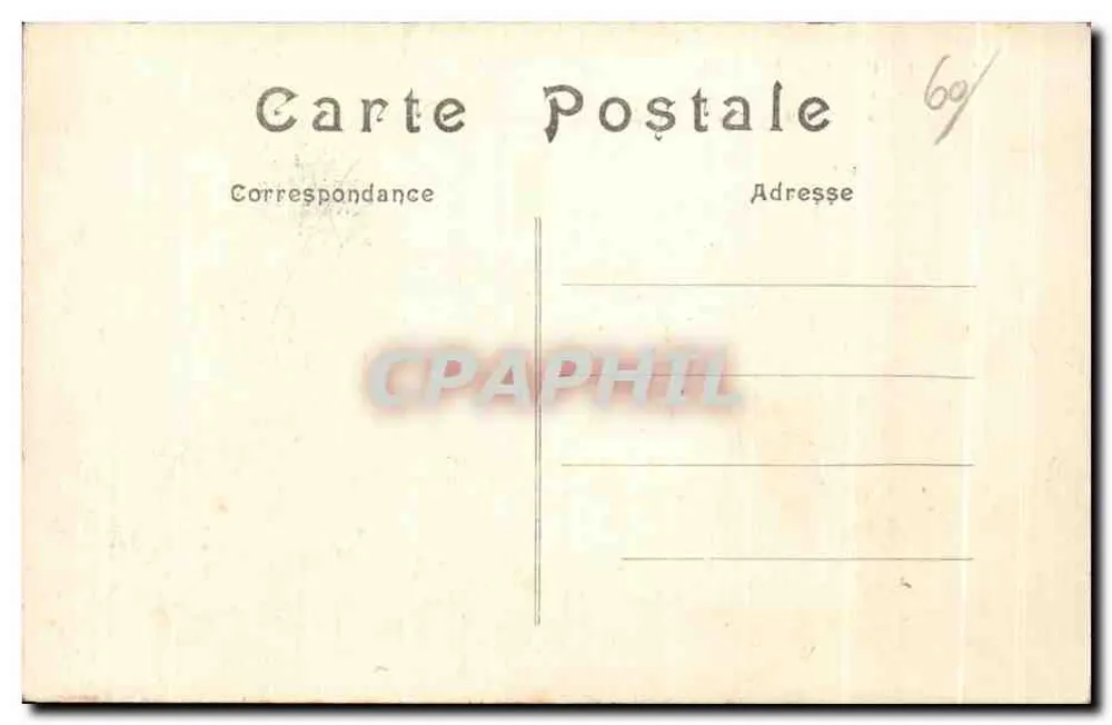 Seulles — Viertel der Einhorn — Zerstörungen des Krieges 1914 - Rückseite