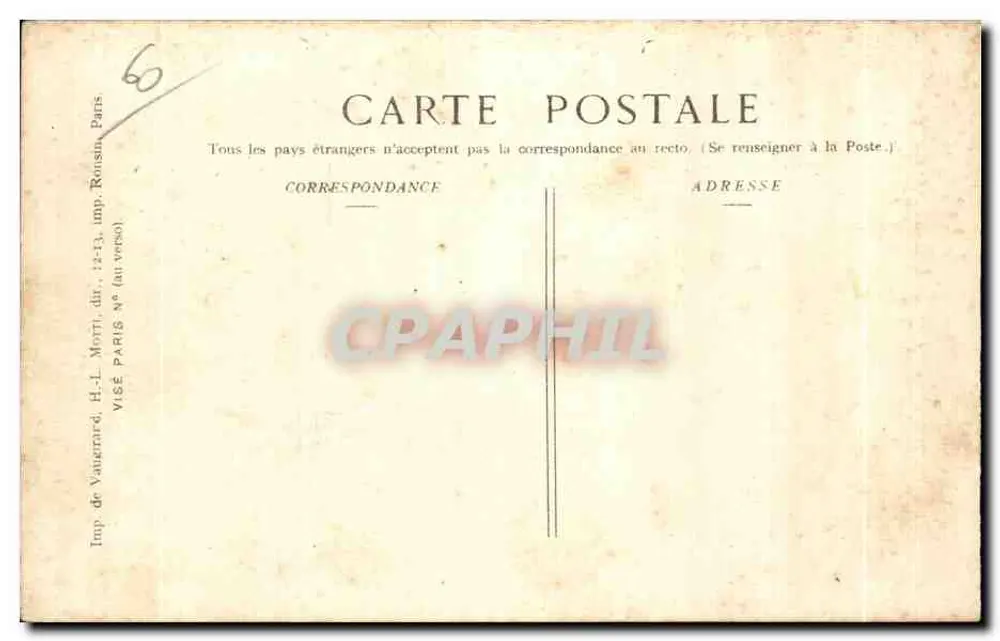 Senlis — Efeitos de obus — Ed. Pays de France n°150 - Verso