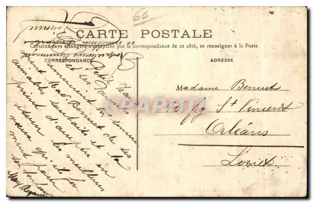 Sainte-Maxence — Jagd — Galopp zu Fuß — Imp. pap. Motien à Pont - Rückseite