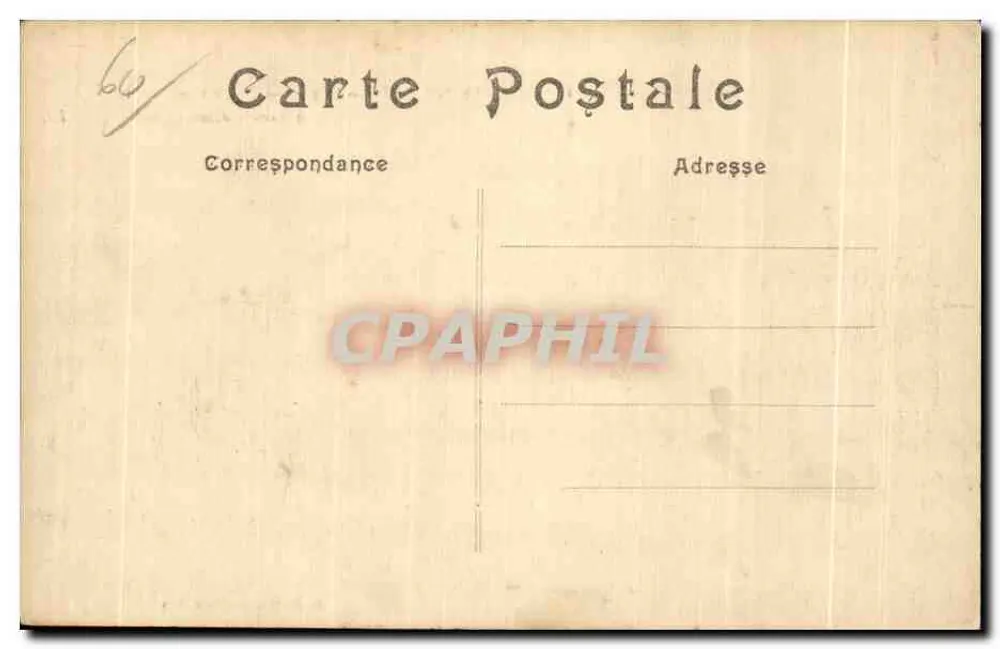 Senlis — Eine verbrannte Straße — LL, n°145 - Rückseite