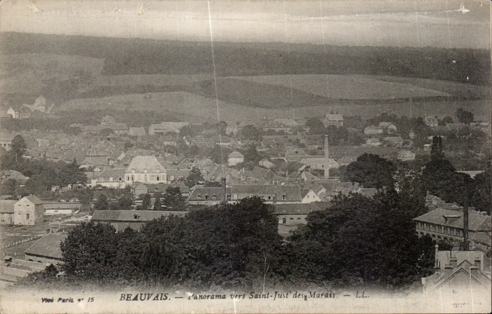 Beauvais — panorama vers Saint-Just-des-Mardais — Vivé Paris n° 15 - Frente
