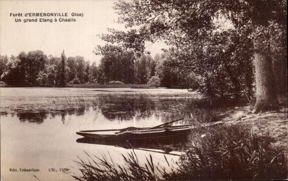 Wald von ERMONVILLE (Oise) — Ein großes See bei Chaalis — Edit. Tribouillois, L.H., Paris - Vorderseite