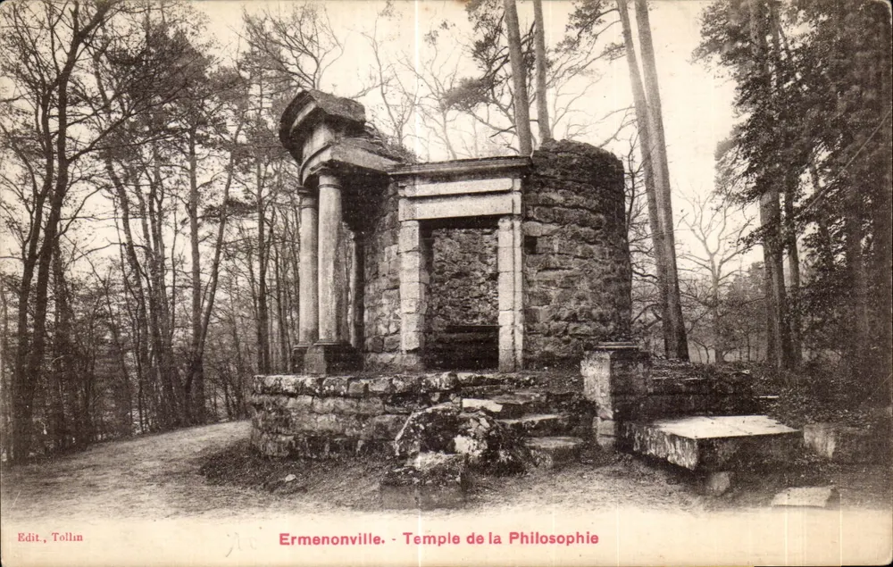 Ermenonville - Tempel der Philosophie — Verlag Tollin, Seriennummer nicht sichtbar - Vorderseite