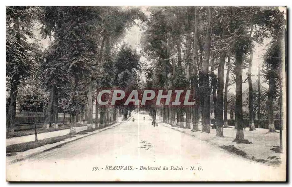 Beauvais - Boulevard do Palácio - N.G. - n°39 - Frente
