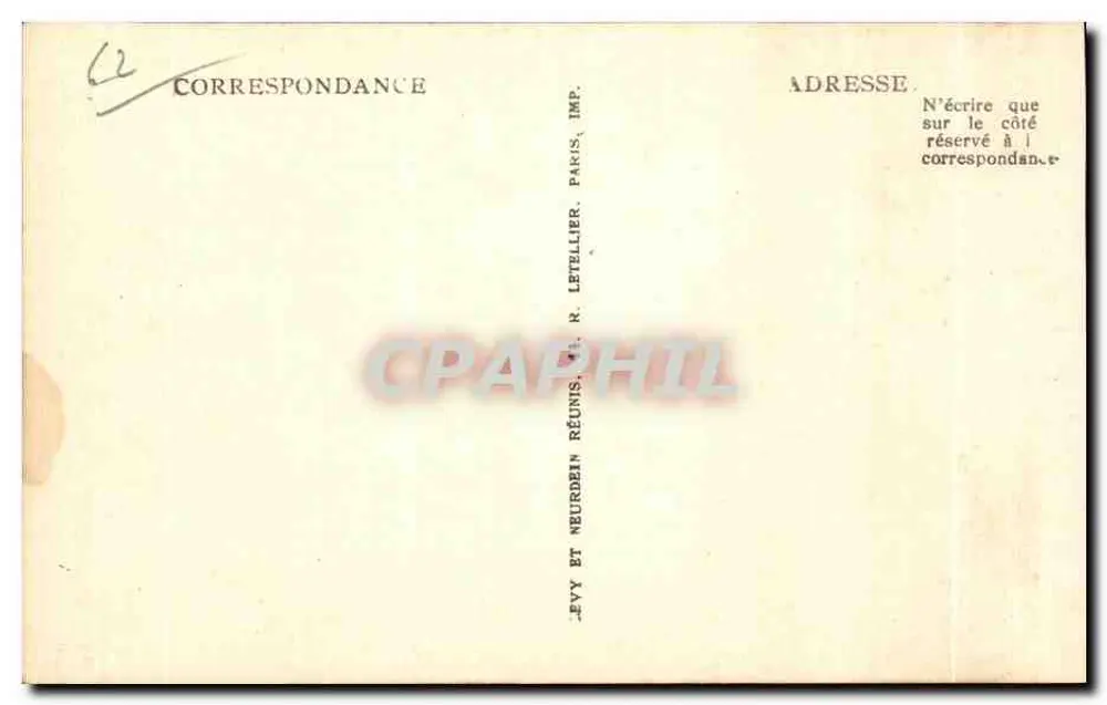 Le Portel — A Praia e o Espigão — LL — n°30 - Verso