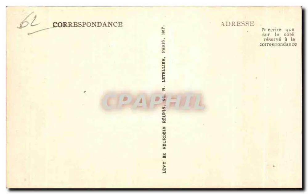 Le Fortel — A praia com maré baixa — IL - Verso
