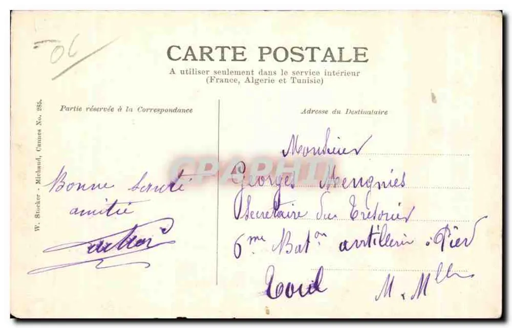Cannes - La Jetée Albert Edouard — éditeur Albert Edouard, n° 286 - Achterkant