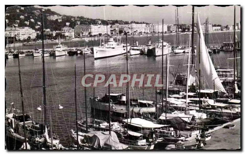 Der Hafen von Cannes — Ansicht des Hafens — L. Gilletta & Cie, Nice - Vorderseite