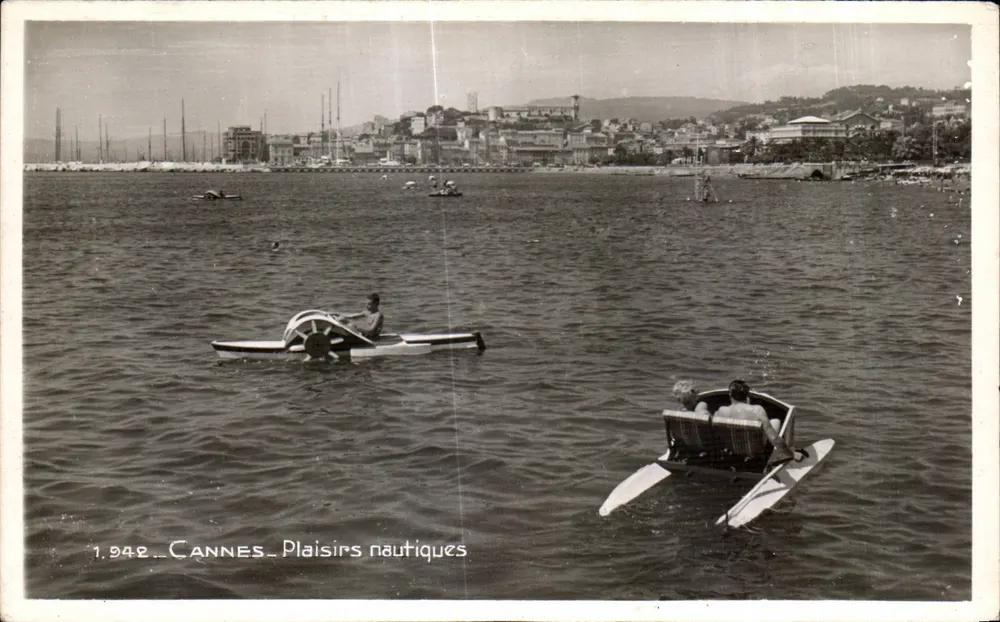 Cannes — Nautische Freuden — Edition La Cigogne, Nice - Vorderseite