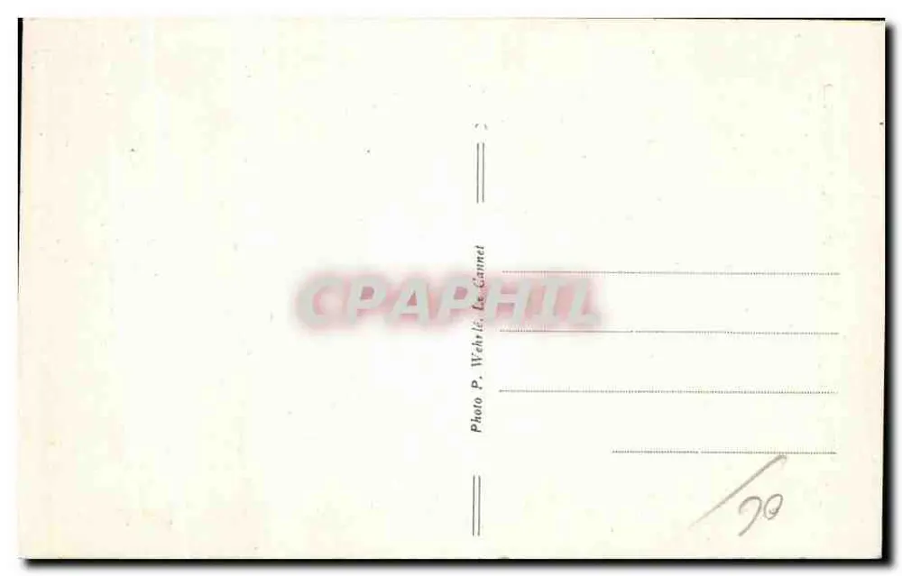 Cannes (A.-M.) — Pension Lochabair — Die Kapelle - Rückseite