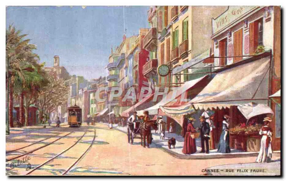 CANNES — RUE FELIX FAURE — Gillette - Frente
