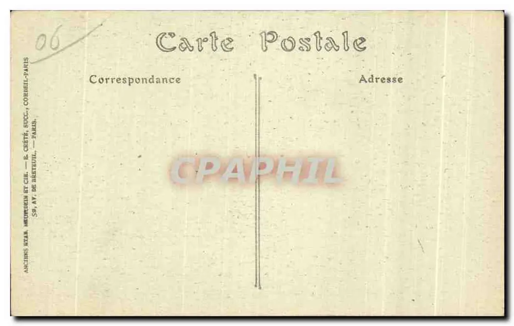 CANNES — Das Hotel Carlton und die Bäder der Croisette. - Rückseite