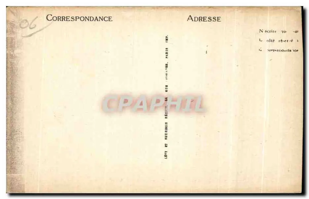 CANNES — Die Kirche und der Turm des Mont Chevalier — LL - Rückseite