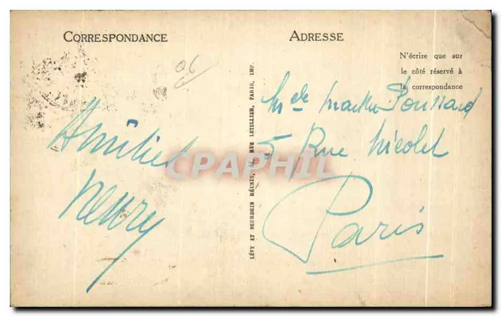 Cannes — Le Casino et l'Hôtel Carlton — LL — Éditeur LL - Rückseite