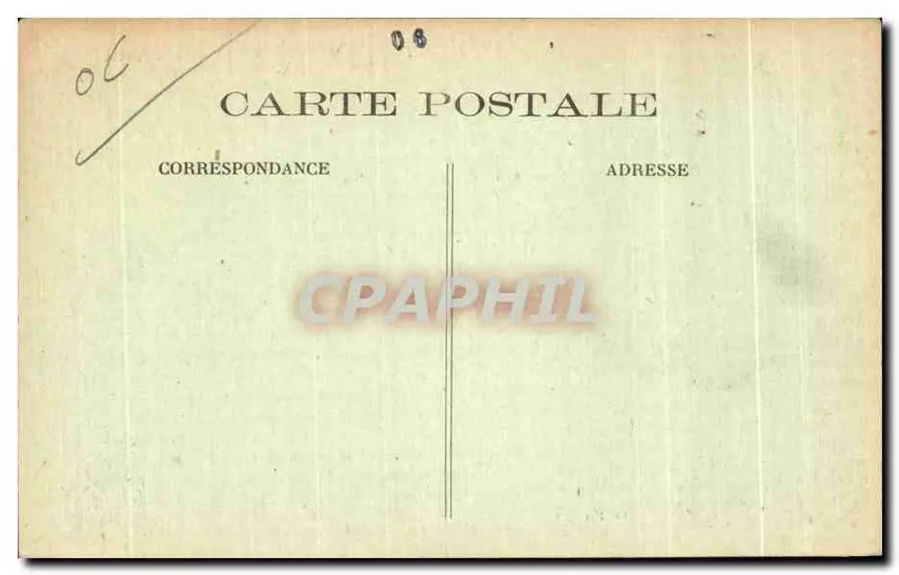 Hôtel des Anglais und St Paul's Church — Cannes — Verlag nicht sichtbar - Rückseite