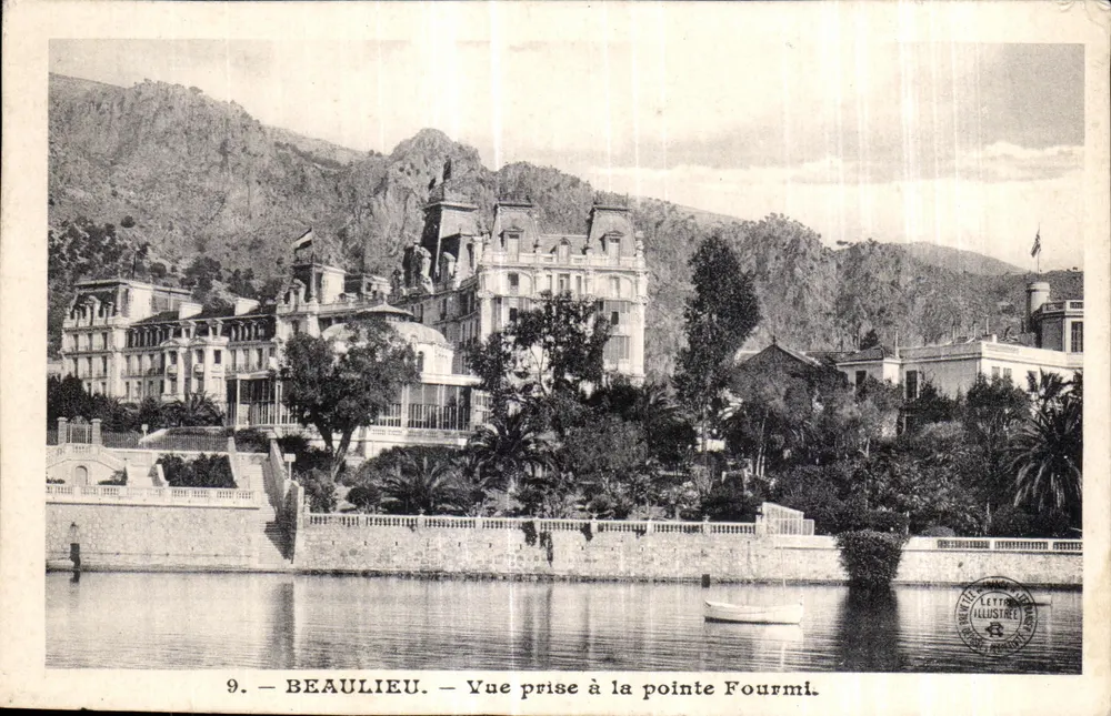 Beaulieu — Vista tirada na ponta Fourmi — Editor L'Étude Illustrée, n°9 - Frente