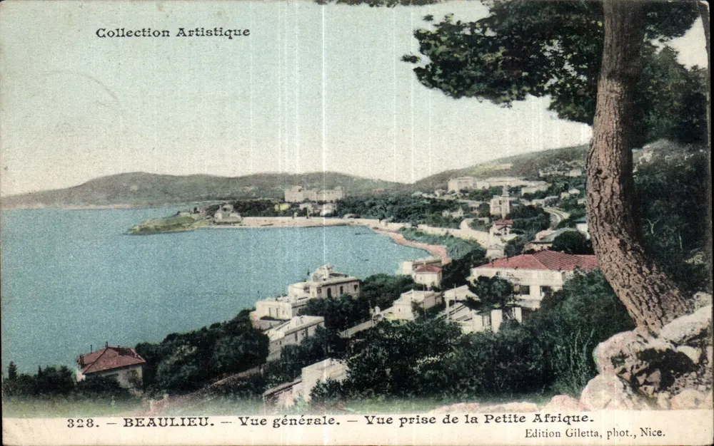 Beaulieu — Allgemeiner Blick — Aufnahme von der Petite Afrique — Giletta-Ausgabe, phot., Nice - Vorderseite