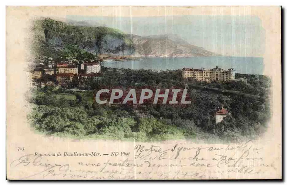 Panorama de Beaulieu-sur-Mer — ND Phot, n°713 - Frente