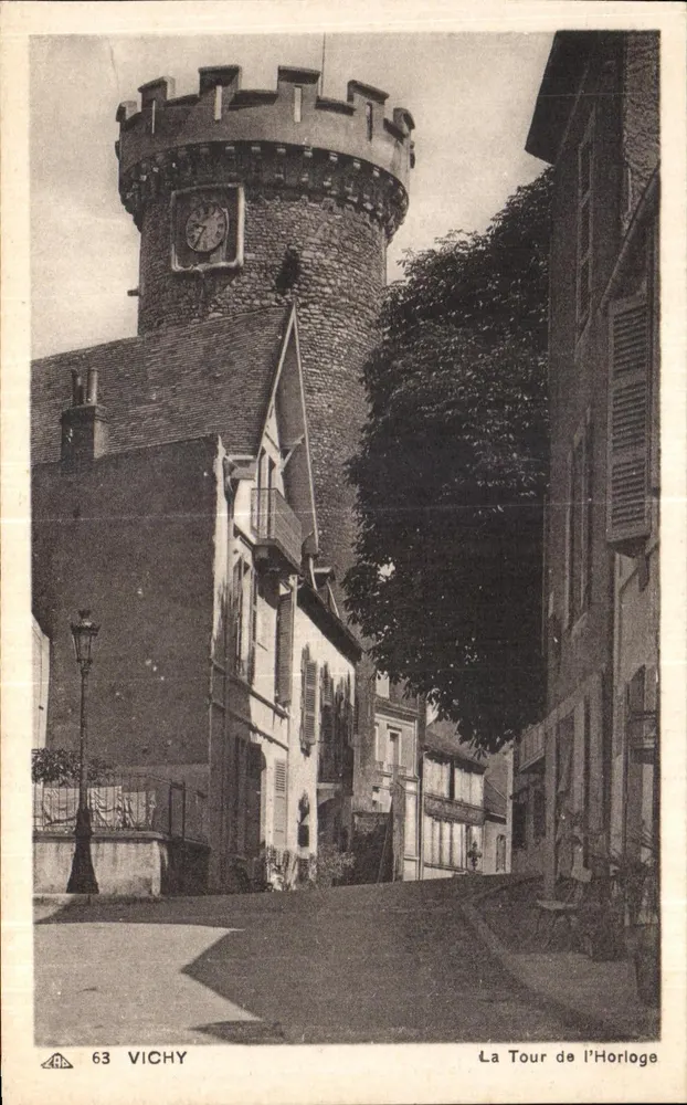 Vichy — La Torre del Reloj — editor ARA, n.º 63 - Anverso