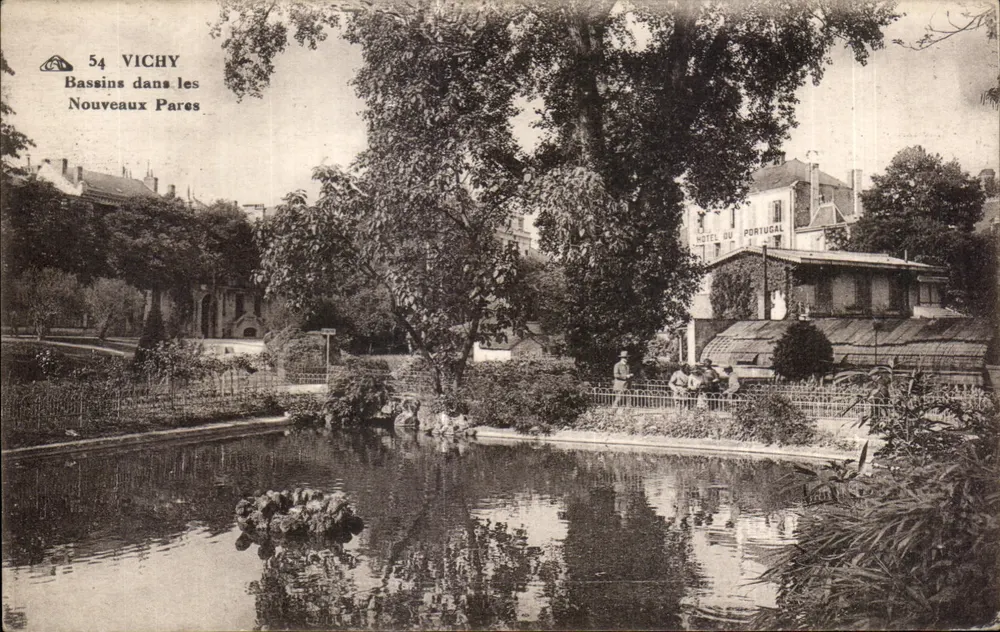 Vichy — Bäder in den neuen Parks — unbekannter Verleger, Nr. 54 - Vorderseite