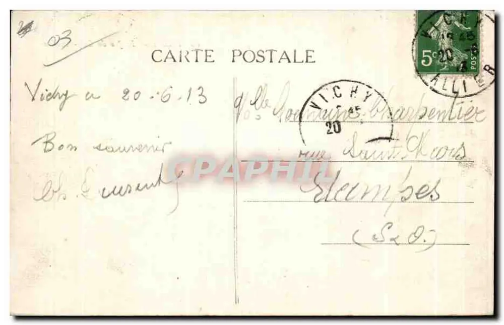विची — गोल्फ के पैविलियन — फ्रांसीसी गणतंत्र एडिटर, संख्या 66 - पीछे