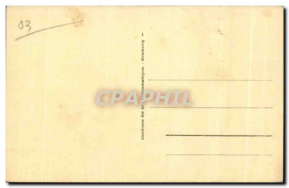 Vichy - Die Ufer des Allier — Au Khédive - Vier Kreuzungen — Verleger Nr. 101 - Rückseite