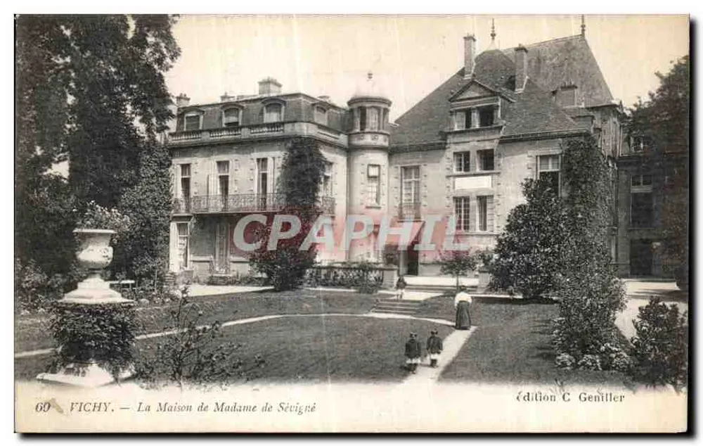 Vichy — Das Haus der Madame de Sévigné — Ausgabe C. Genitler - Vorderseite